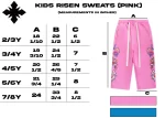 We Are Righteous Kids Risen King Sweats (Pink) (1)