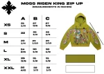 We Are Righteous Risen King Cropped Zip (Moss) (1)
