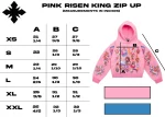 We Are Righteous Risen King Cropped Zip (Pink) (1)