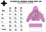 We Are Righteous Risen King Cropped Zip (Purple) (2)