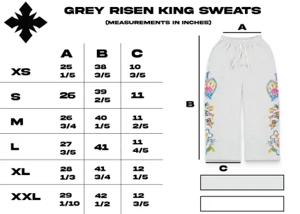 We Are Righteous Risen King Sweats (Grey) (1)