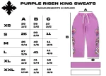 We Are Righteous Risen King Sweats (Purple) (1)