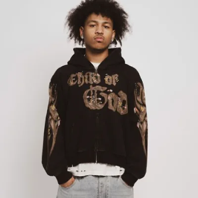 we are righteous hoodie black