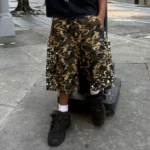 We Are Righteous Camo Pearl Cargo Shorts (Brown) (2)