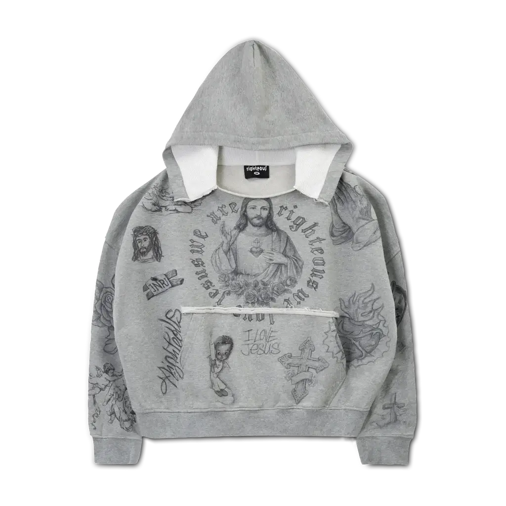 We Are Righteous “God’s Favorite” Distressed Hoodie We Are Righteous “God’s Favorite” Distressed Hoodie