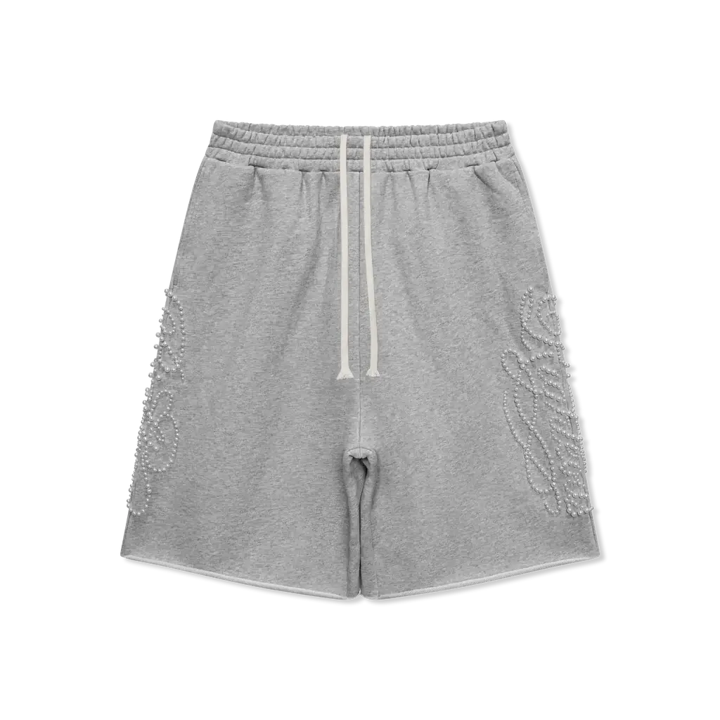 We Are Righteous “Script Pearl” Sweatshorts We Are Righteous “Script Pearl” Sweatshorts