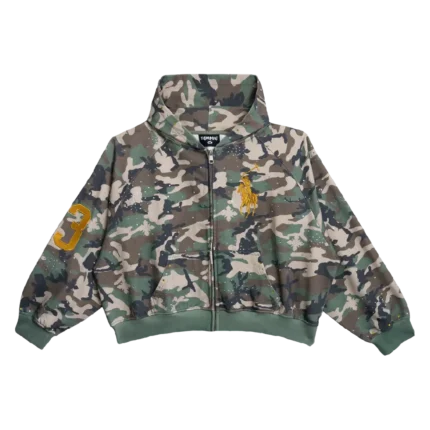 We Are Righteous “Shield of Faith” Camo Zip Up Jacket